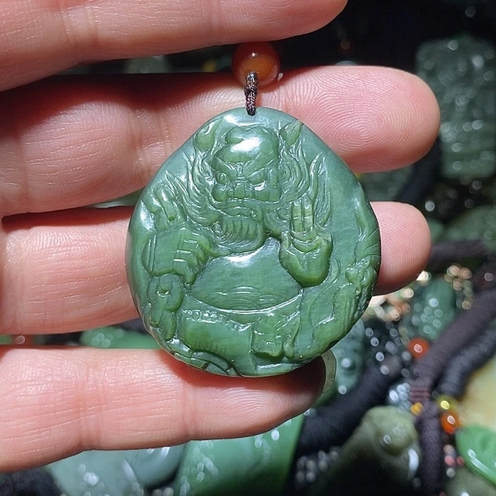 川***手和田玉（糖玉）未镶嵌吊坠(不含链)