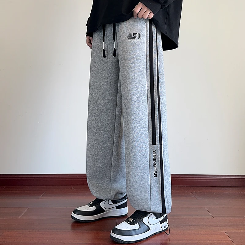 春秋款休闲直筒裤百搭宽松潮流