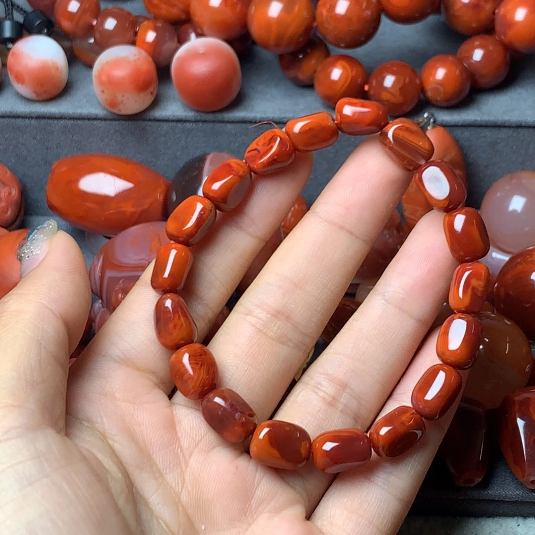 叮***咚南红玛瑙未镶嵌配饰