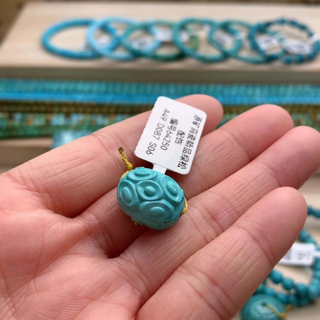 绿松石珠宝奇石未镶嵌