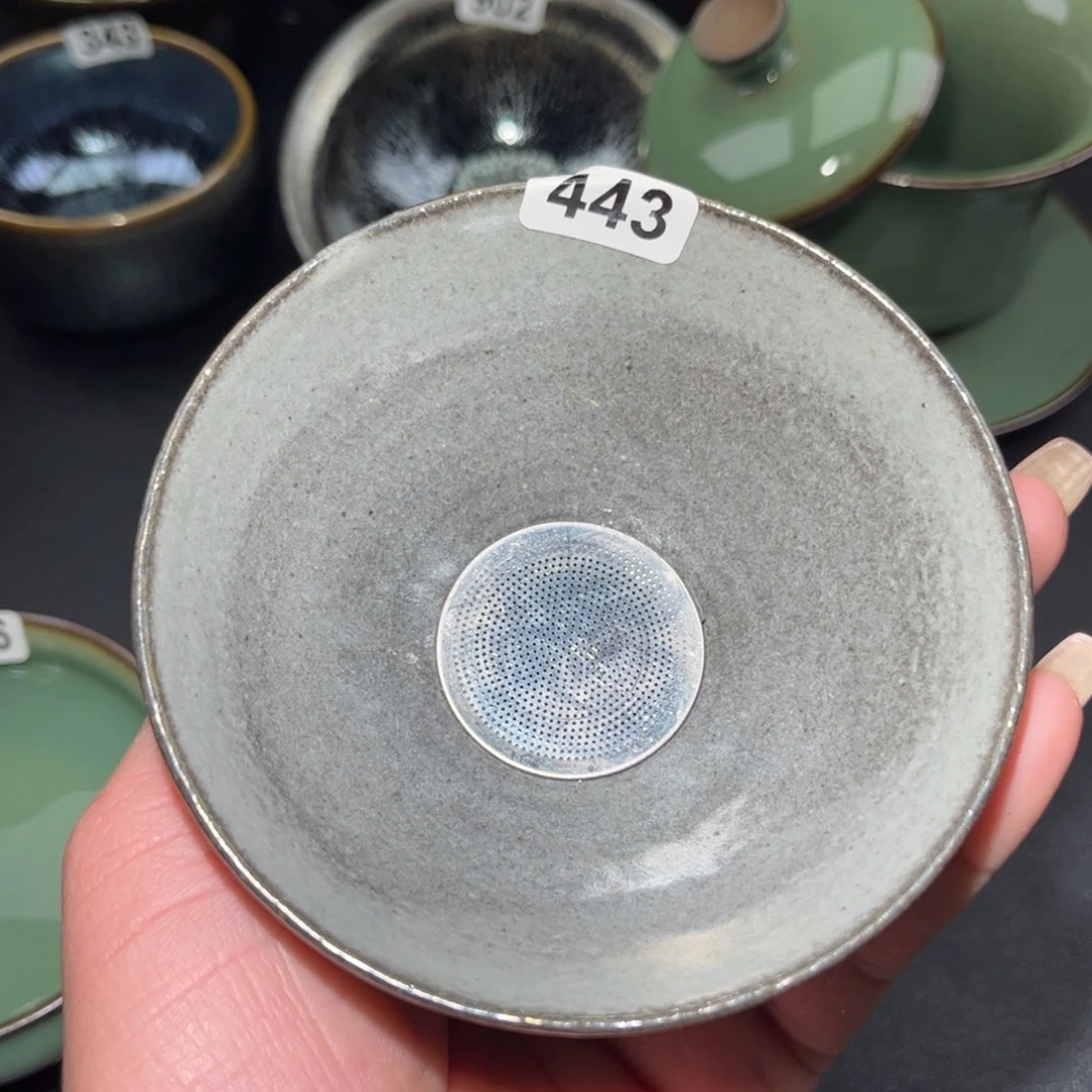 茶盏443 建盏单盏放大漏……