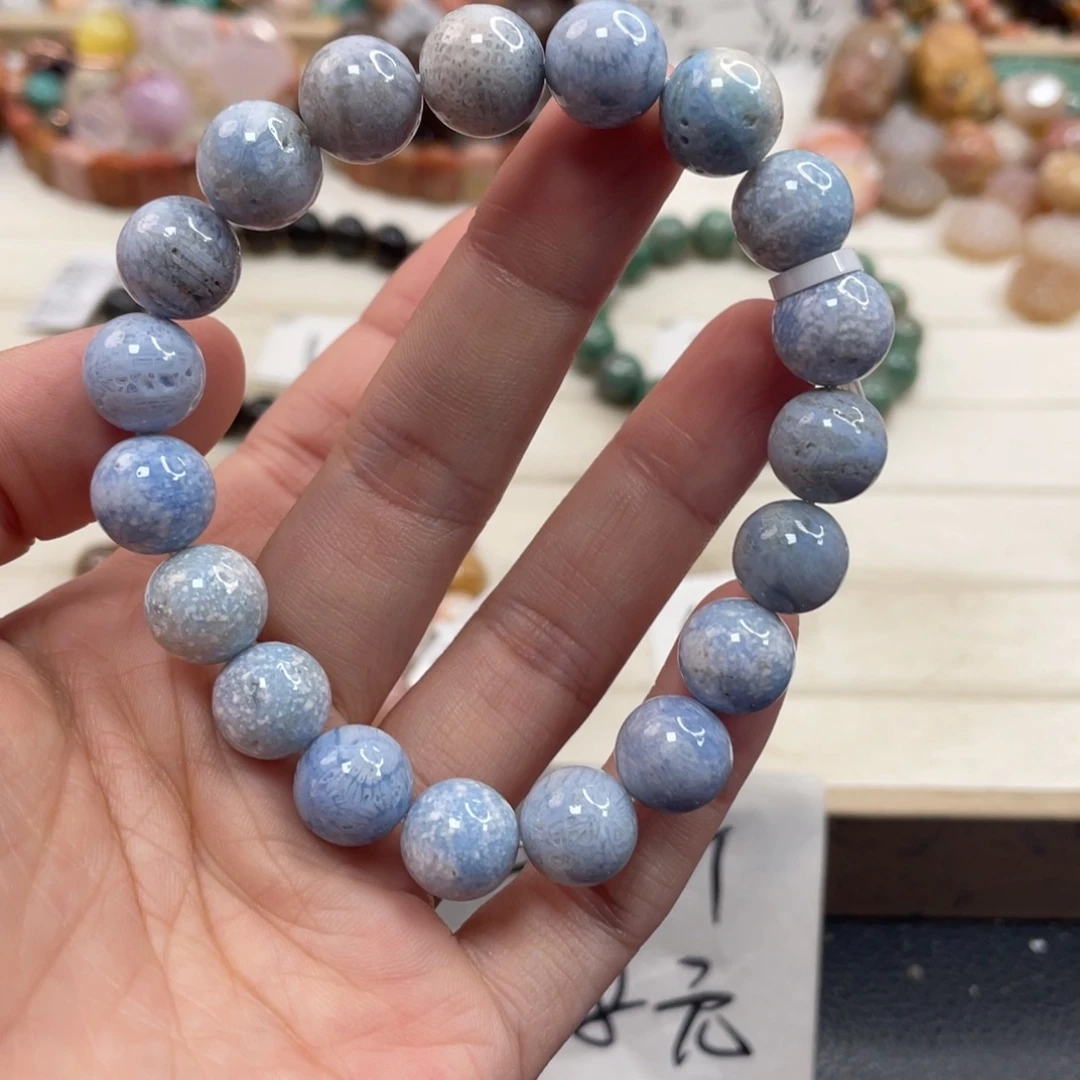嘉***汐未镶嵌手链硅化玉705