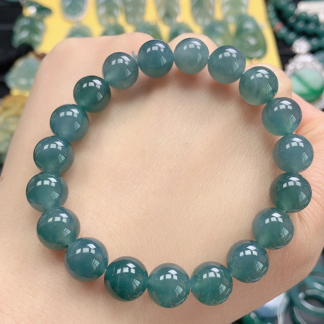 翡翠颈饰未镶嵌手串卡10