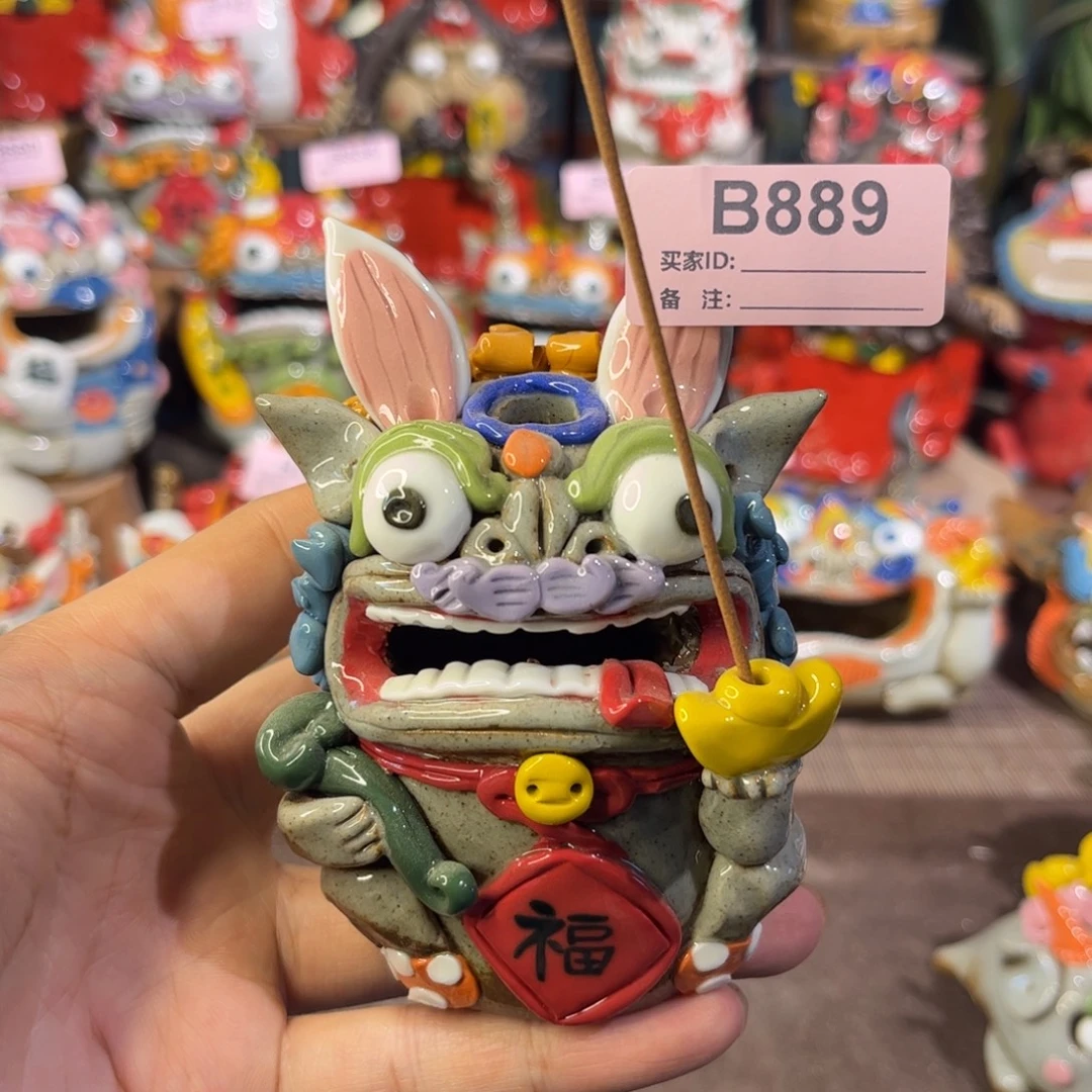 泥塑纯手工茶宠摆件