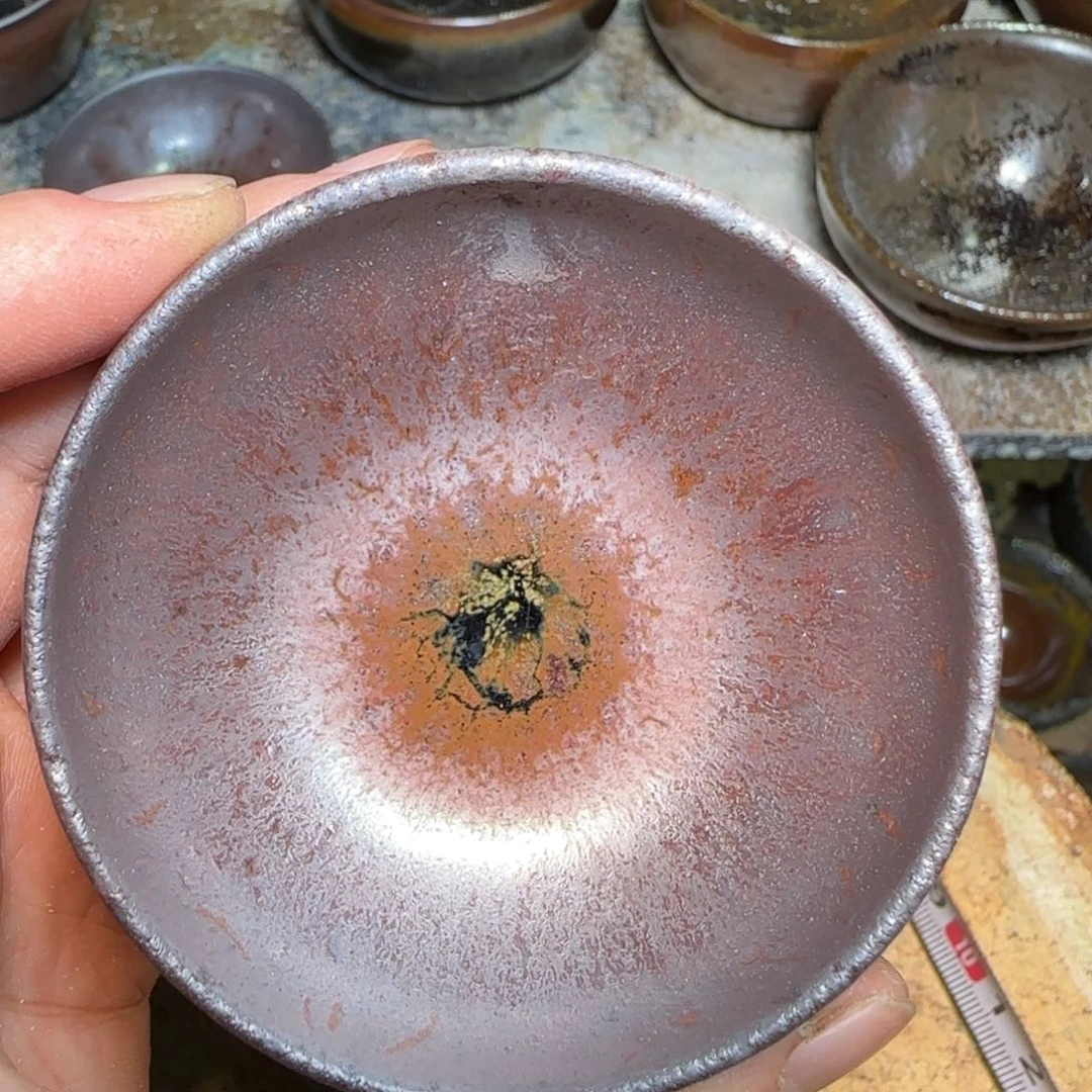 乙***柴烧建盏茶盏茶杯979