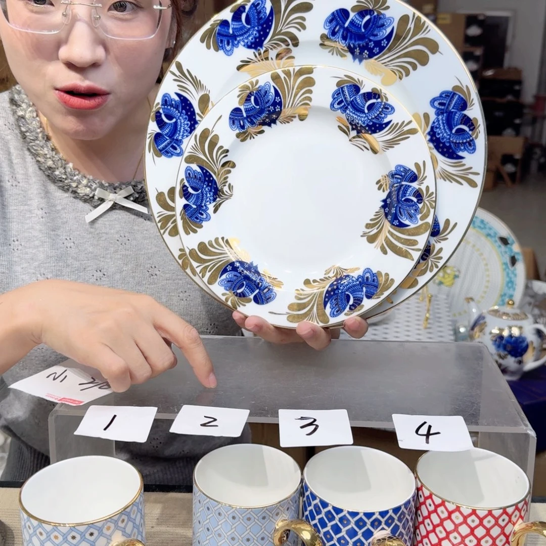 骨瓷10.5英寸平盘27cm➕小盘瑕疵品不忒不还