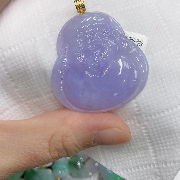 颈饰18K金镶嵌翡翠12456788888