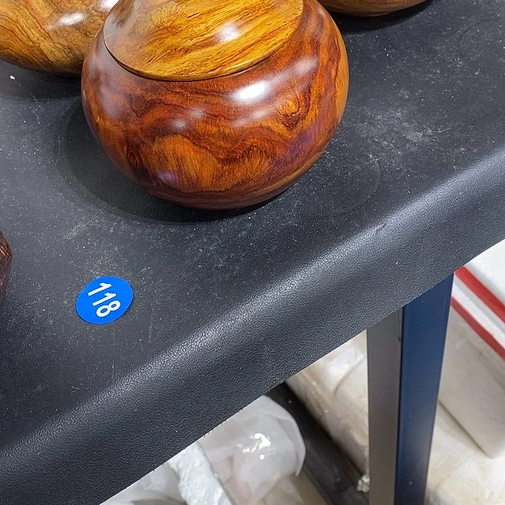 零***七黄花梨茶叶罐一个