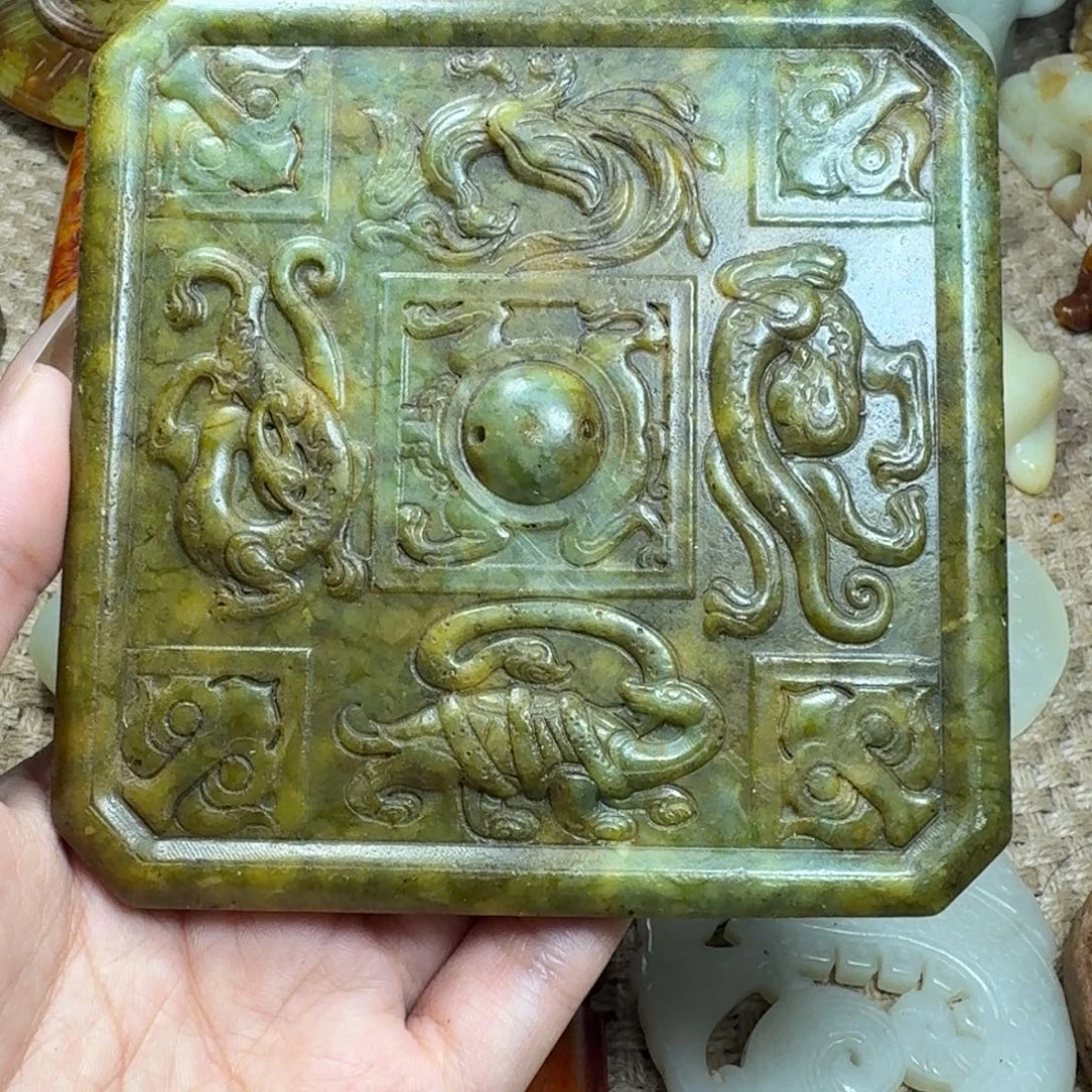 白玉菩提吊坠挂件
