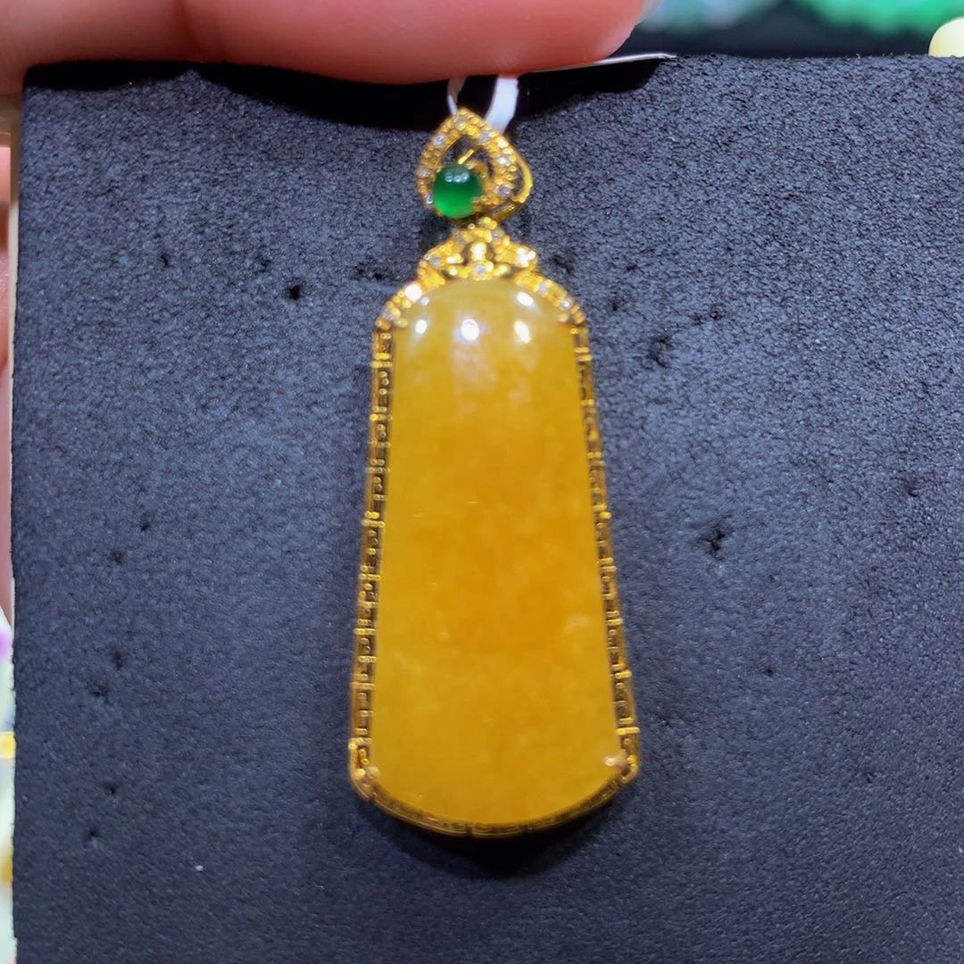 翡翠18K金镶嵌手链翡翠