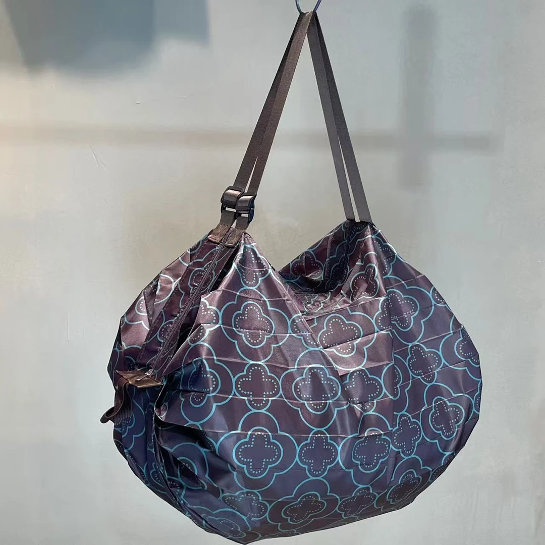 风琴布卷包包折叠收纳大容量购物袋买菜包轻便