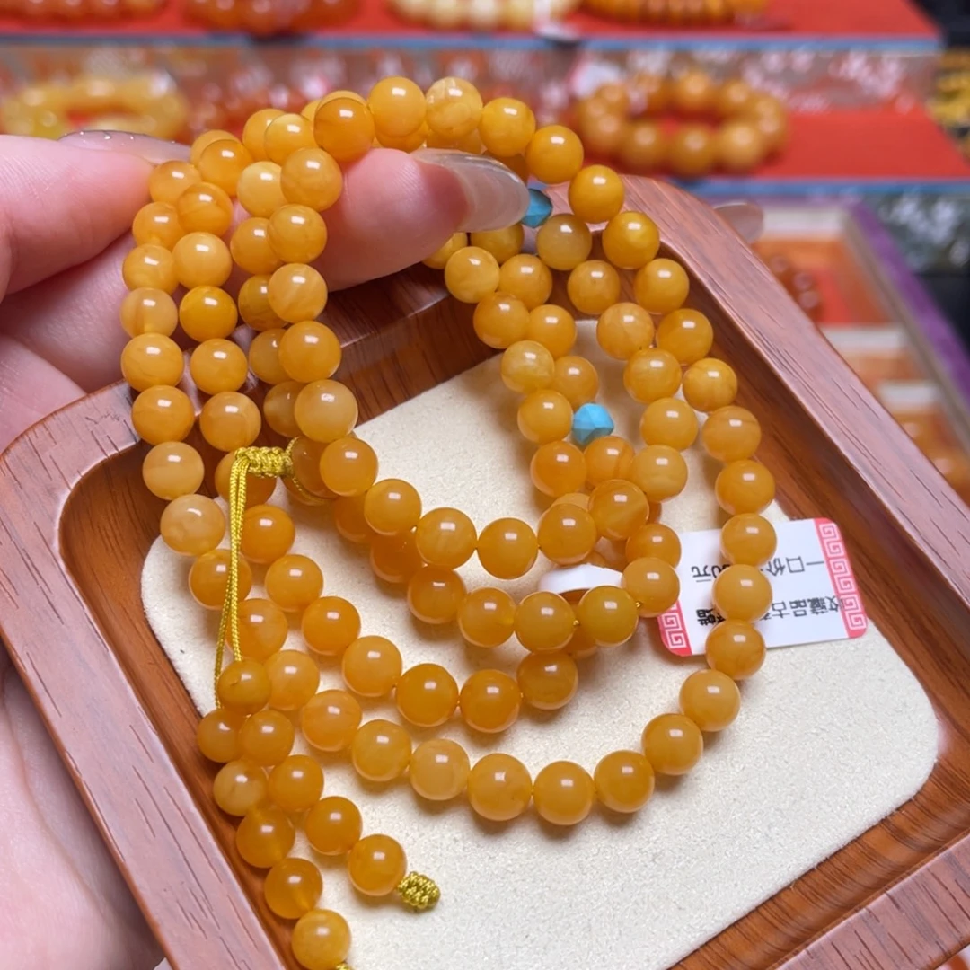 手链蜜蜡未镶嵌手串