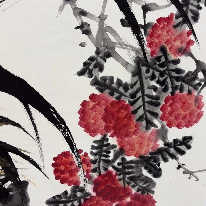 用***7国画李庆宣作品定金1000差尾款1000