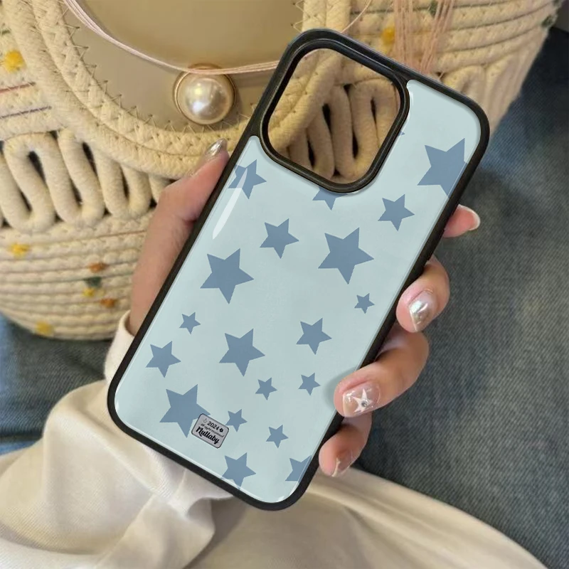 【奶油专属】韩系风滴胶ins星星小众适用苹果16pro女iphone15手机壳