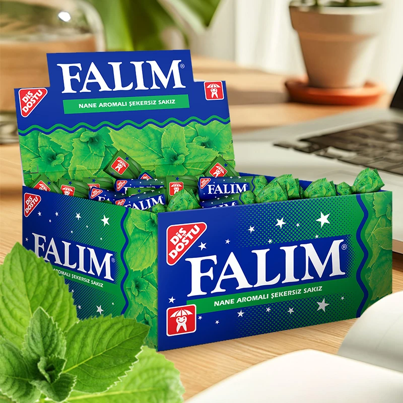 【新疆】土耳其原装进口Falim草莓薄荷焦糖味口香糖