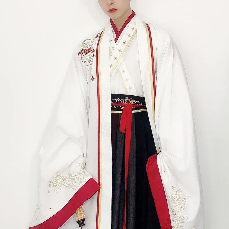 世无双汉服男原创侠客古装中国风晋制齐腰神仙复原汉服新中式男装