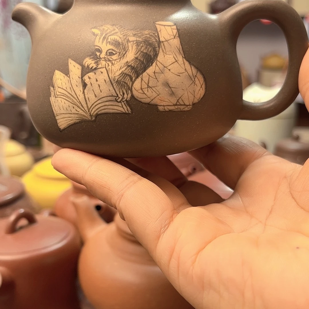 茶壶紫砂全手工制作