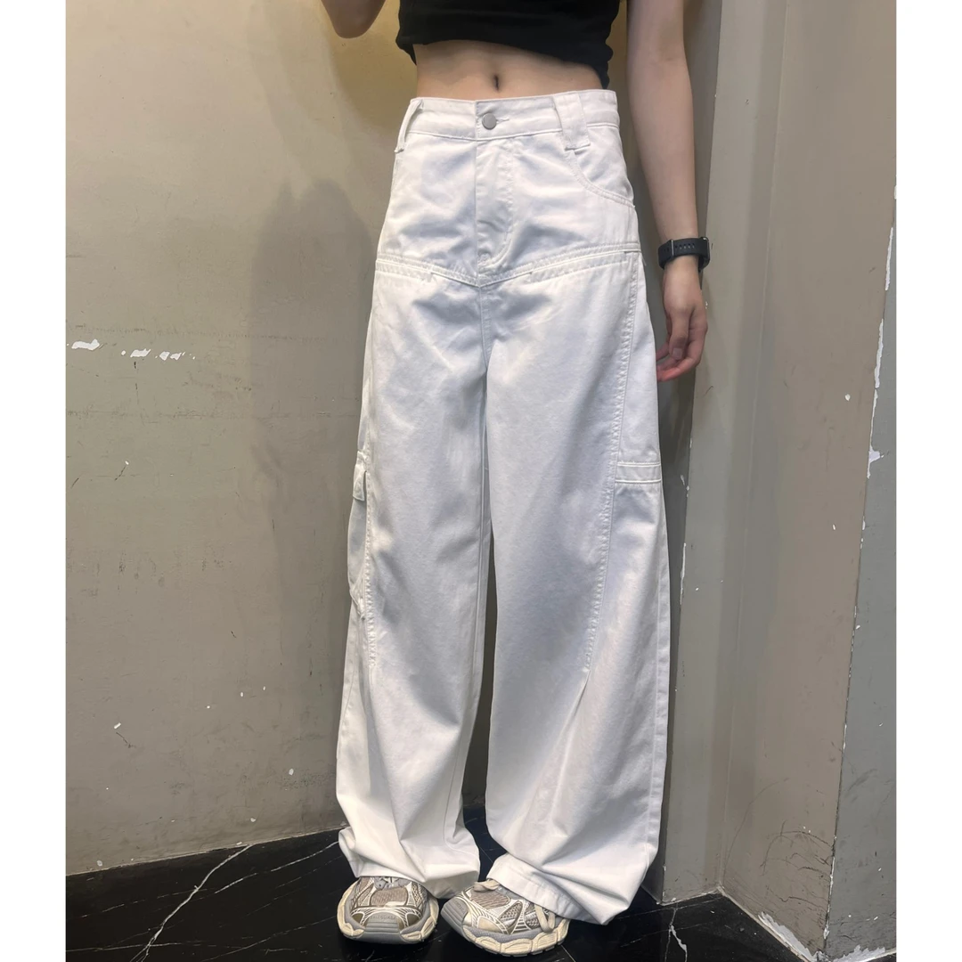 范范与凡凡【记忆旅店】美式高街vibe工装小众百搭宽松显瘦拖地裤