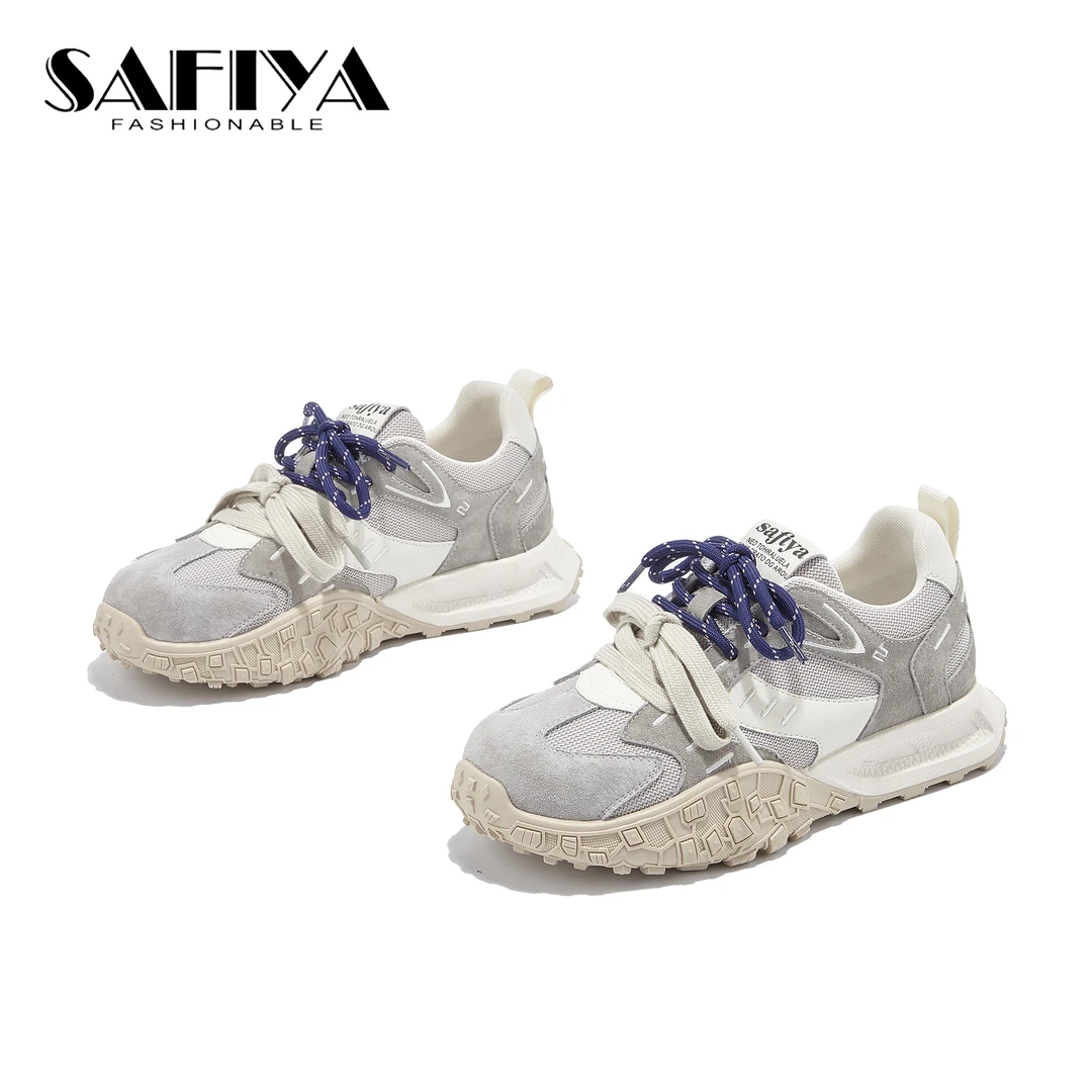 索菲娅Safiya2025春季新款时尚休闲舒适轻便运动阿甘鞋SFD1111A60