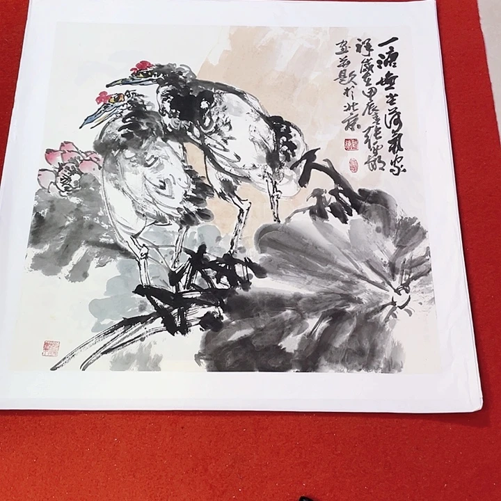 国画张圣敏先生纯手绘作品