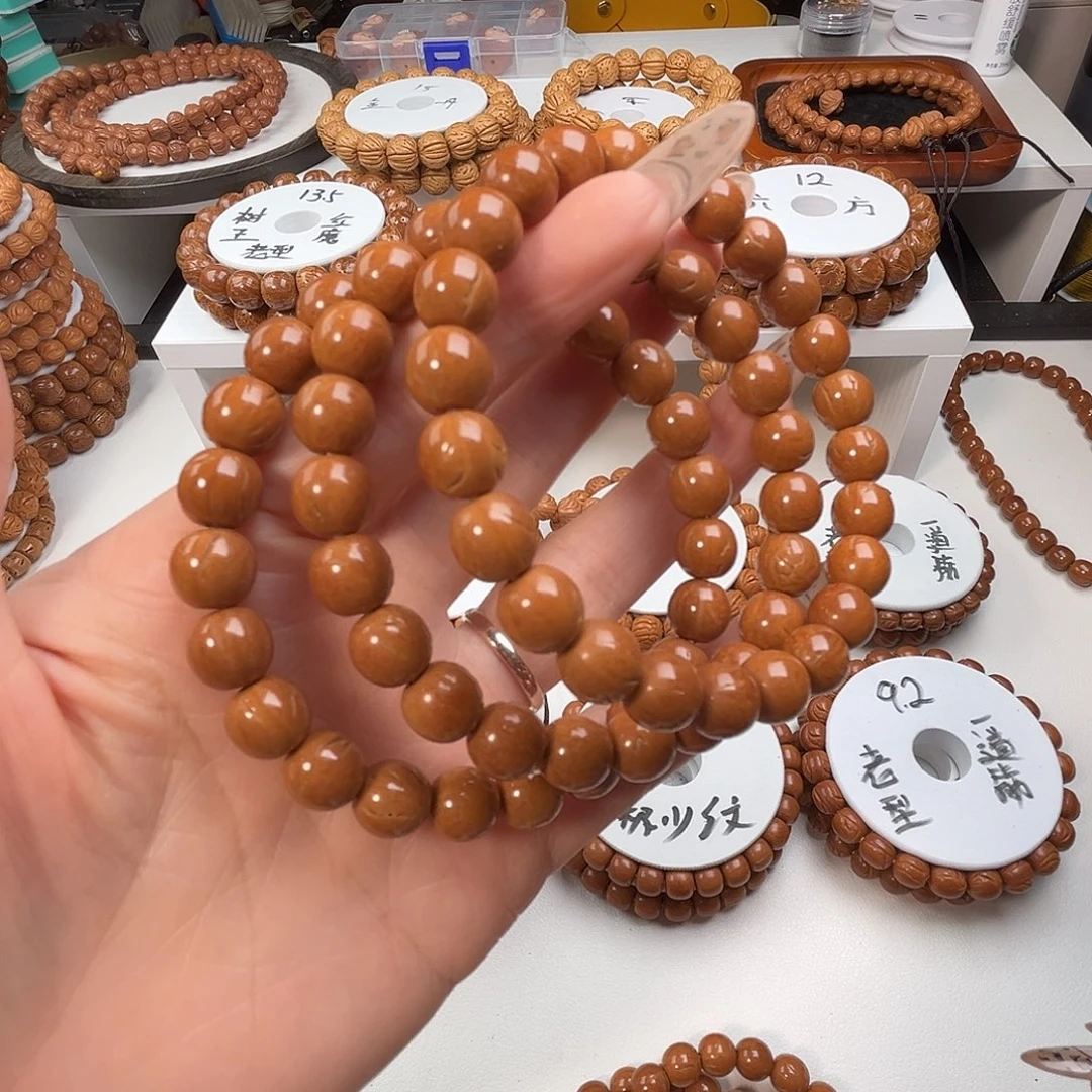 手串桃核桃核光珠