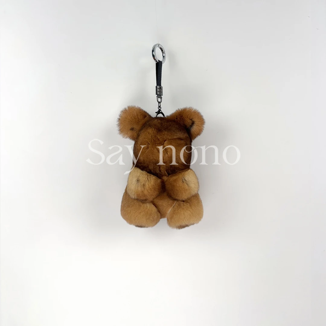 懒猫nono│Saynono 手工小兔子可爱毛绒玩偶包包挂件 H0725X