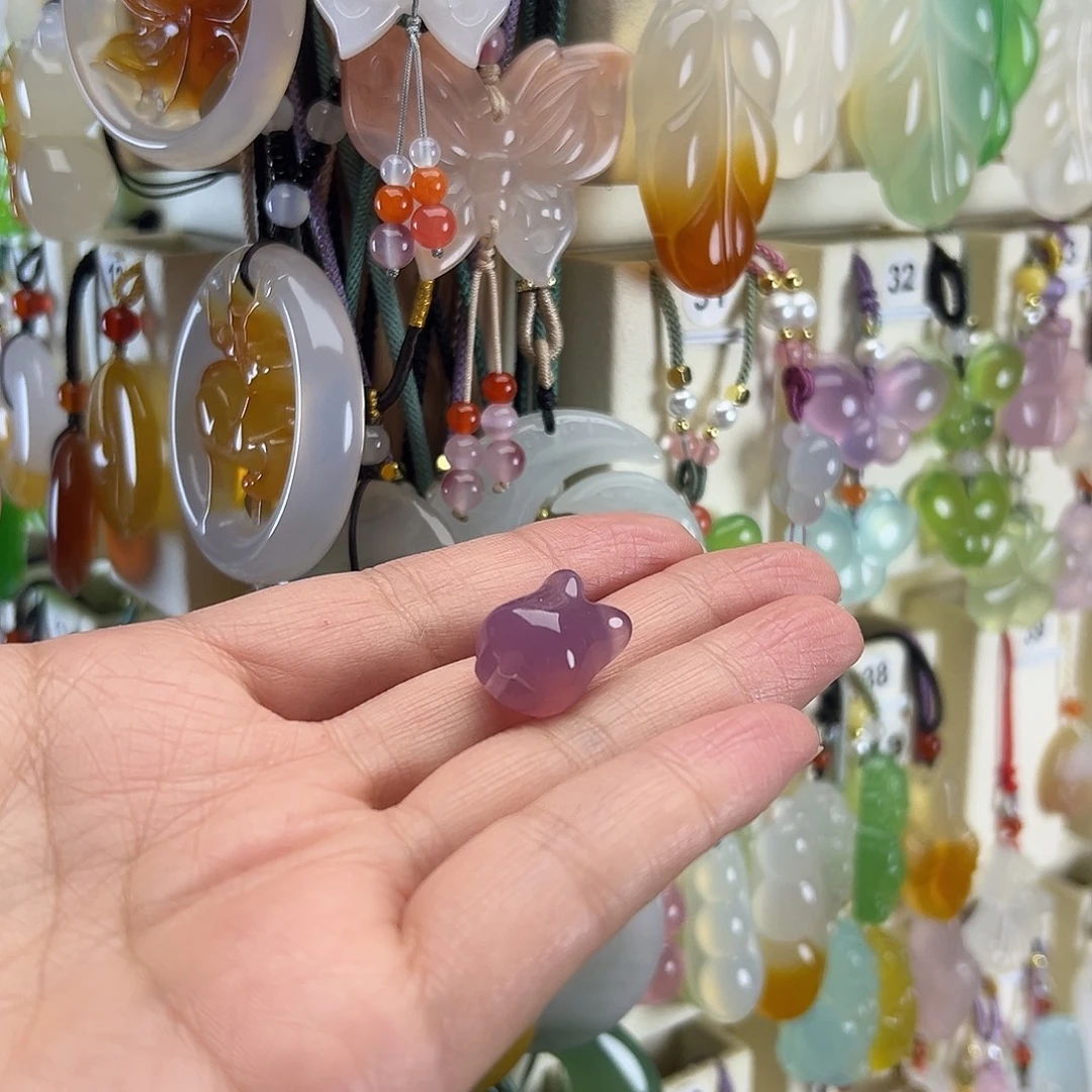 独***忆玛瑙/玉髓未镶嵌颈饰