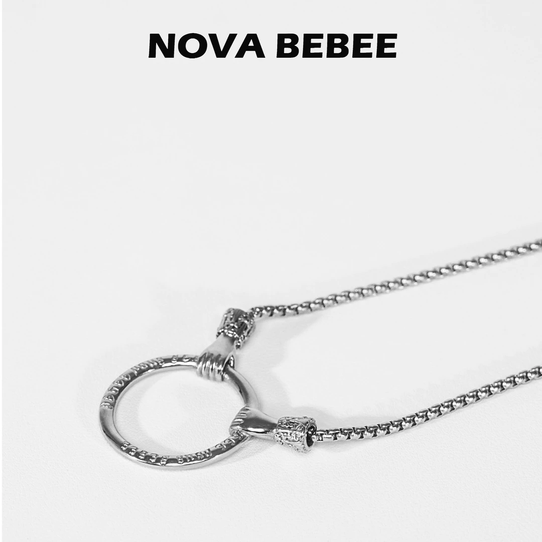 NOVABEBEE金属重工眼镜墨镜百搭多功能挂绳眼镜链链子银色坠链