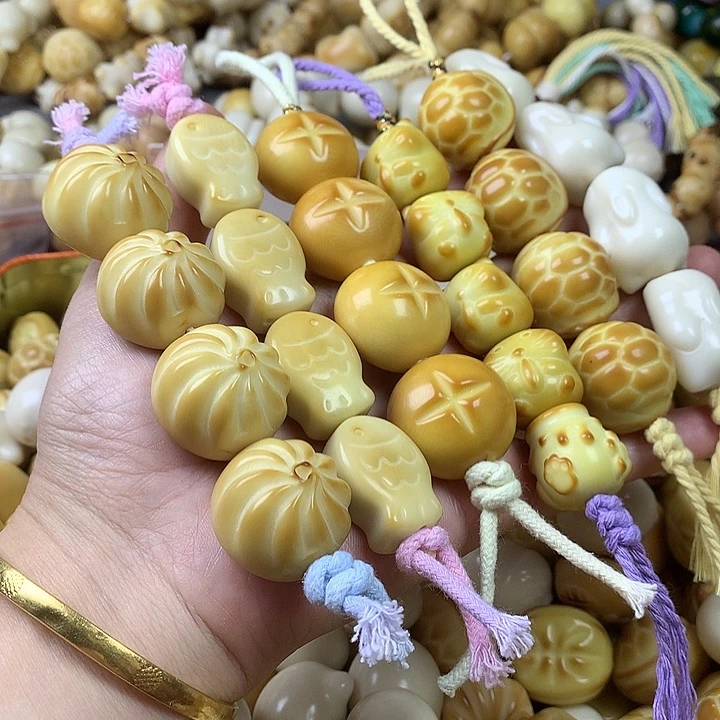 菩提根/象牙果手串象牙果糖葫芦瑕疵一串 不退不换