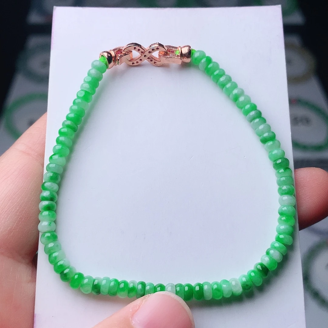 翡翠未镶嵌手链翡翠