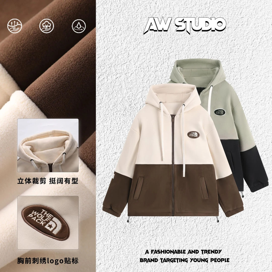 “AW”2025秋冬季『宾利绒加厚外套』高密度柔软二棉服男女同款Z-0620