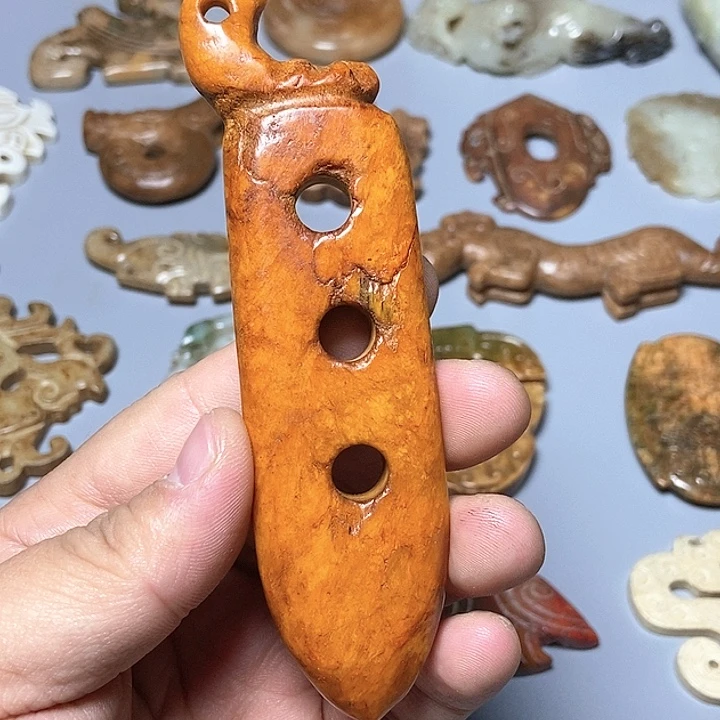 和田玉未镶嵌颈饰41