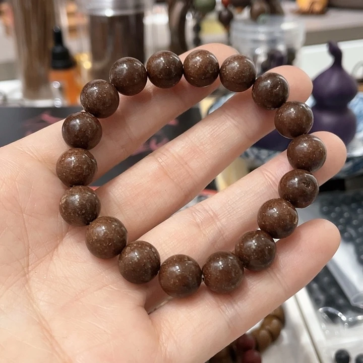 泥塑合香珠鳄梨账中香1.0手串