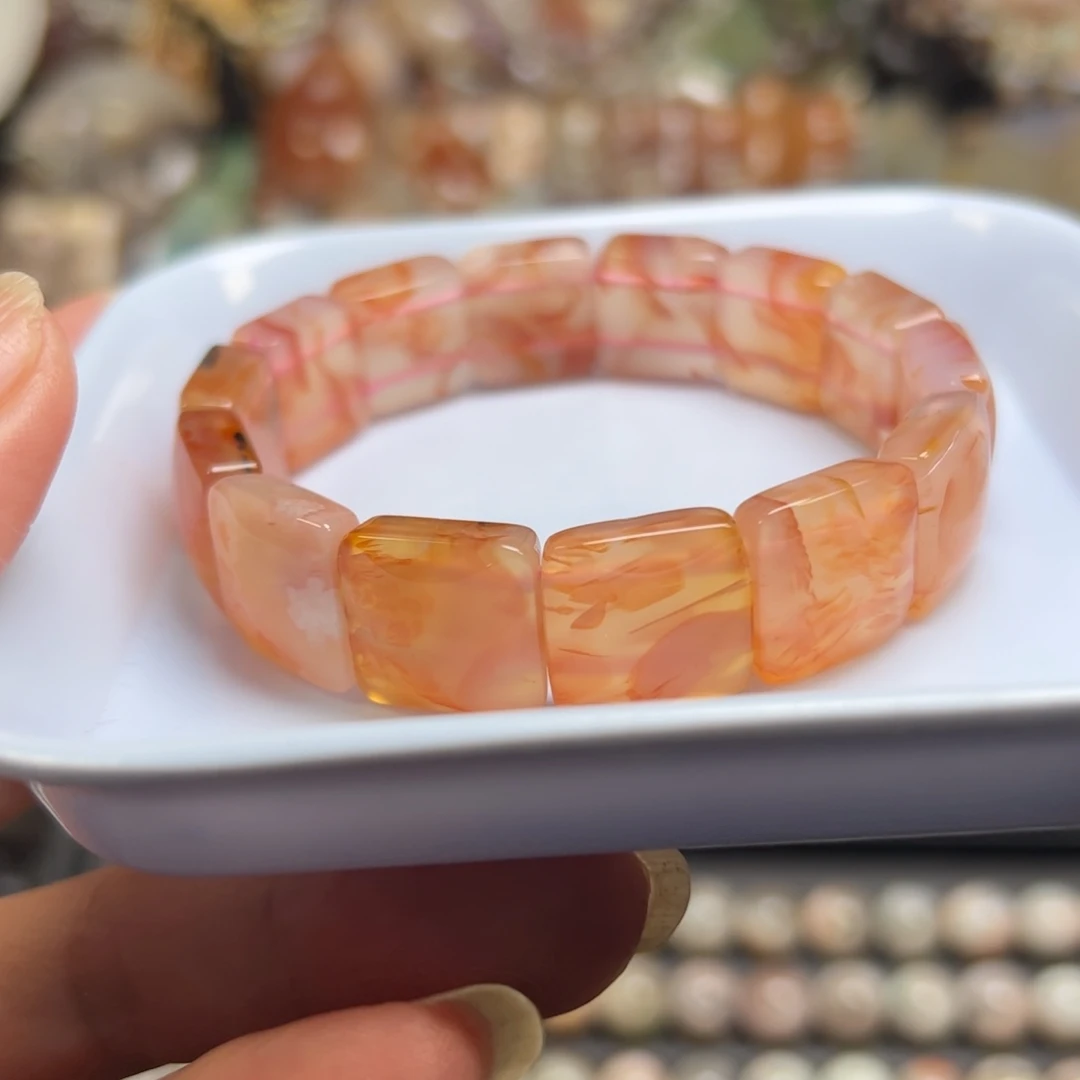 未镶嵌玛瑙/玉髓珠宝半成品