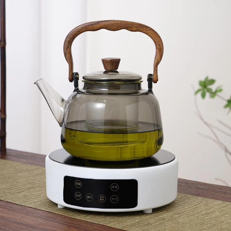 茶壶煮茶器玻璃煮茶壶火锅茶具烧水壶家用保温蒸煮茶壶煮茶器火锅