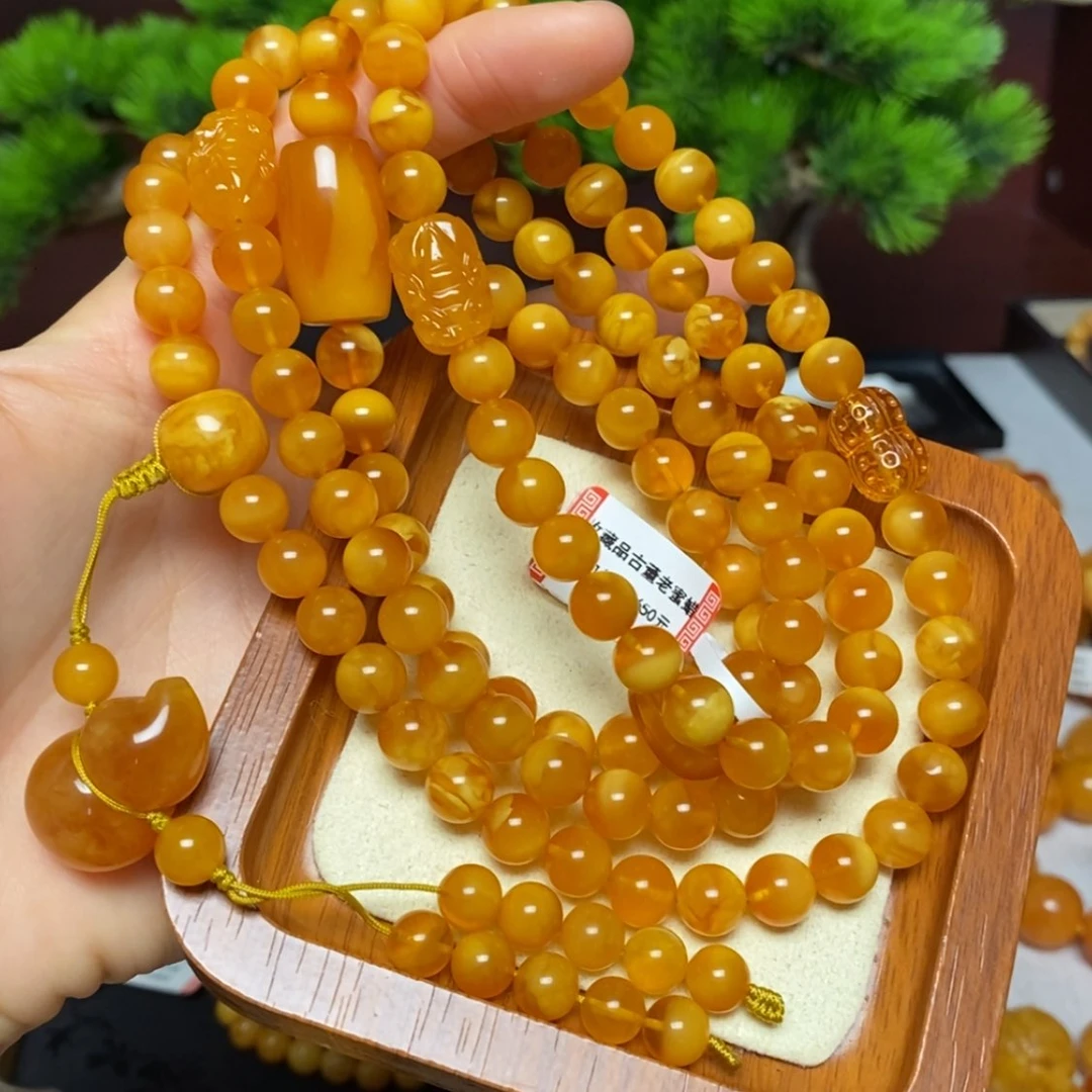 【闪购商品】未镶嵌颈饰蜜蜡项链