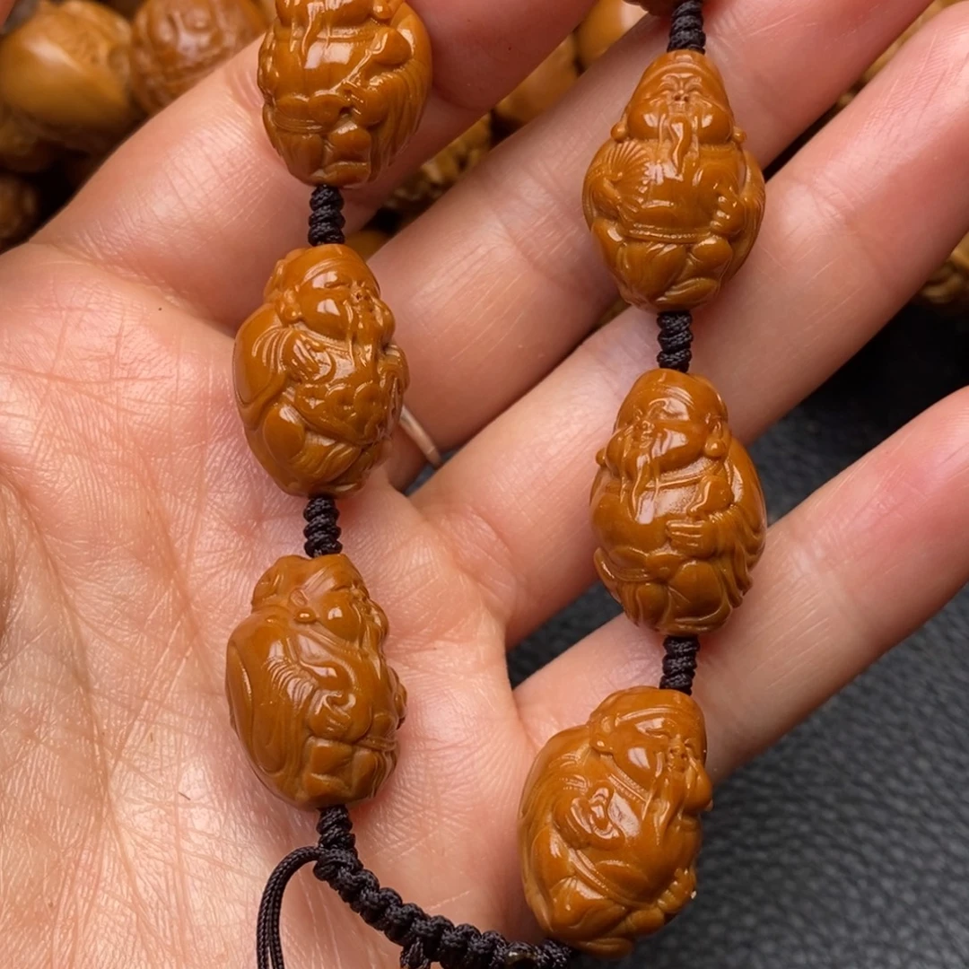 手串橄榄核小财神1.45