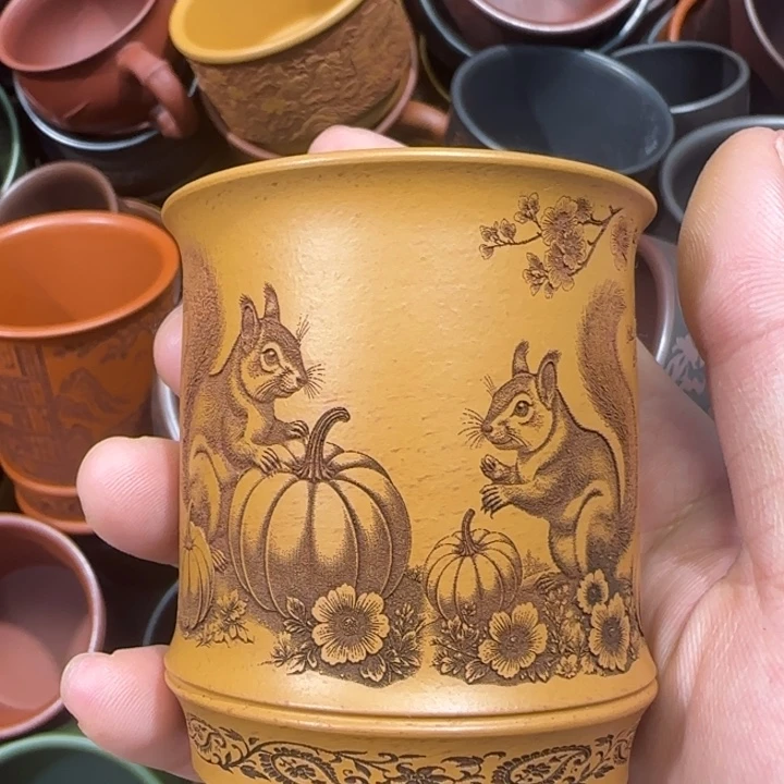 茶杯紫砂全手工制作工艺