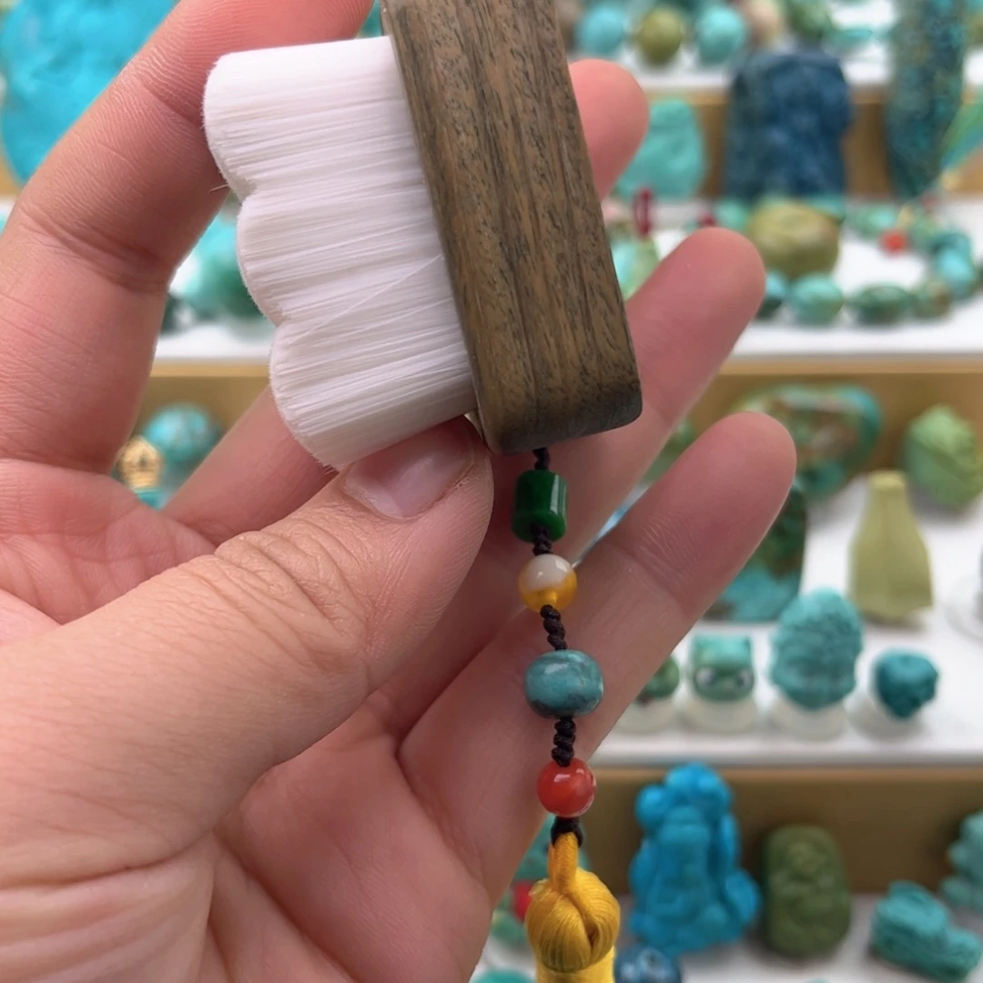 南红玛瑙未镶嵌刷子刷子