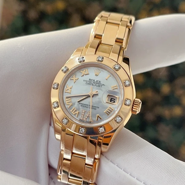 99新 Rolex/劳力士 原钻全金链29mm自动机械