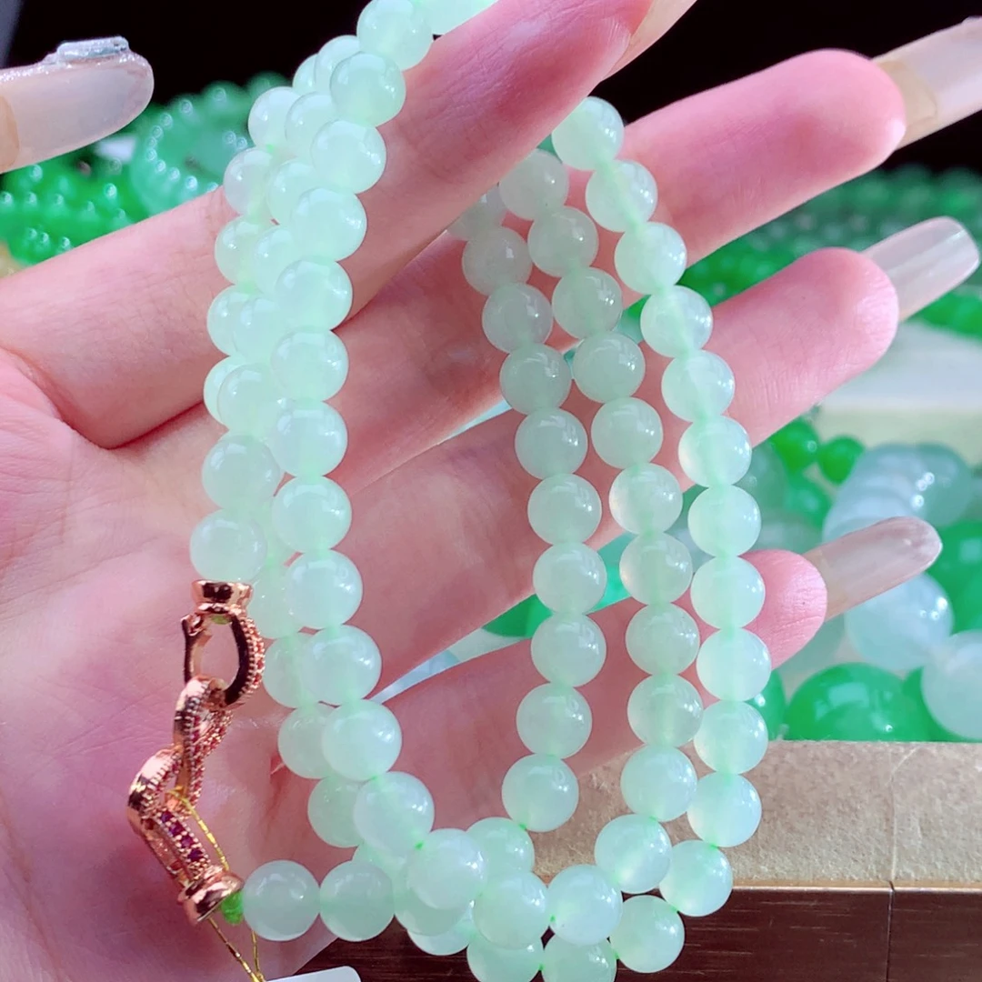 翡翠未镶嵌手链天然翡翠