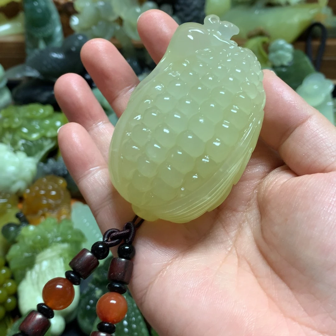 岫玉手把未镶嵌手把