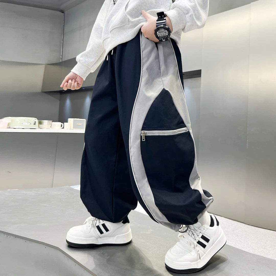 男童春秋款休闲裤2025长裤中大童男孩裤子潮A5399