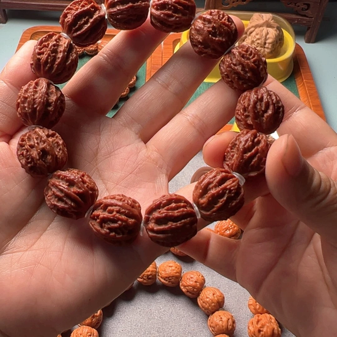 静***富吊坠文玩核桃野生小核桃