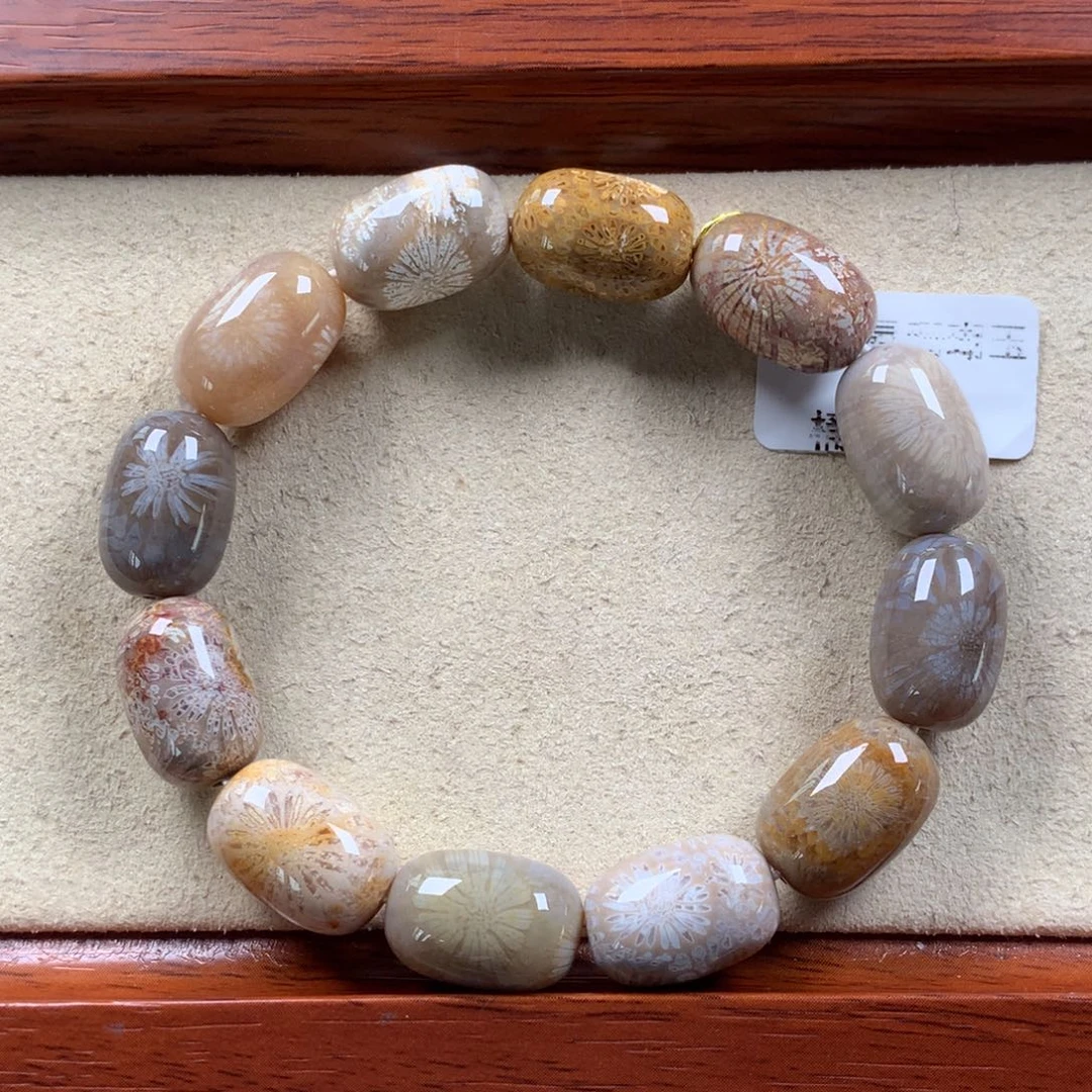 未镶嵌大花 双十一85折 漏272/个。05硅化珊瑚（珊瑚玉