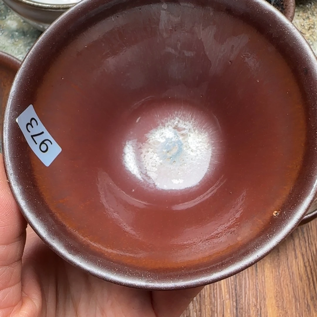 柴烧建盏茶盏茶杯973
