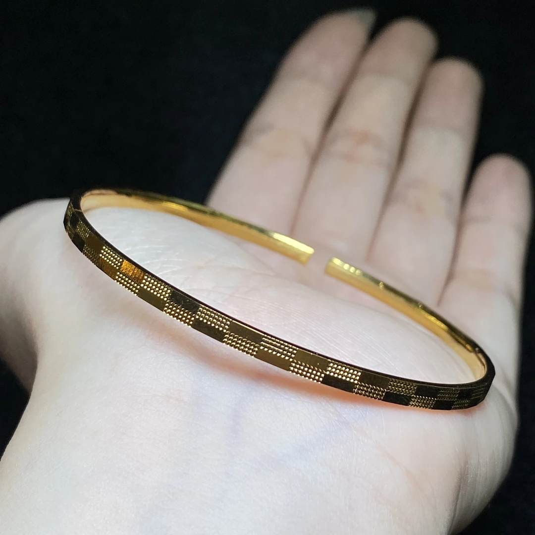 足银银制品  【小北好物】足银开口手镯 2QH44X178