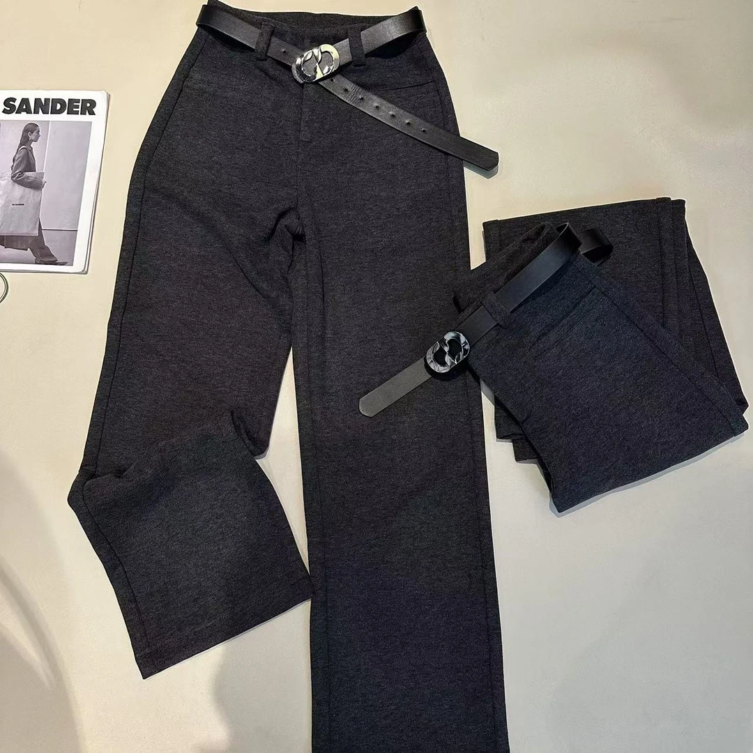 《姚家优麦汇》KH30秋冬款醋酸Y毛裤显瘦百搭新款西裤女款