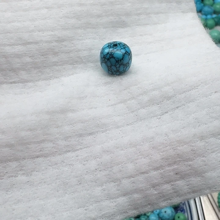 尺寸：12/11➕蓝网花纹老型珠，单珠一颗
