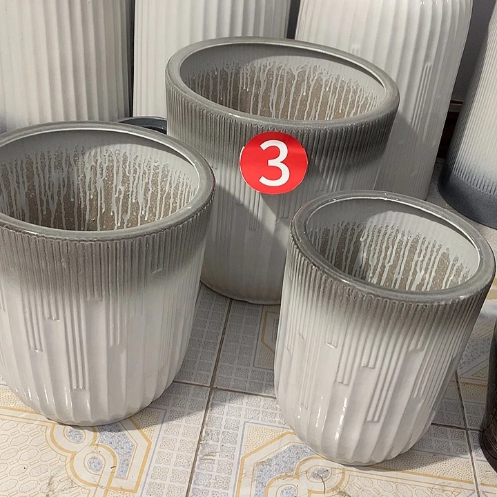 灰色渐变音符大中小一套三个送托盘默认微瑕